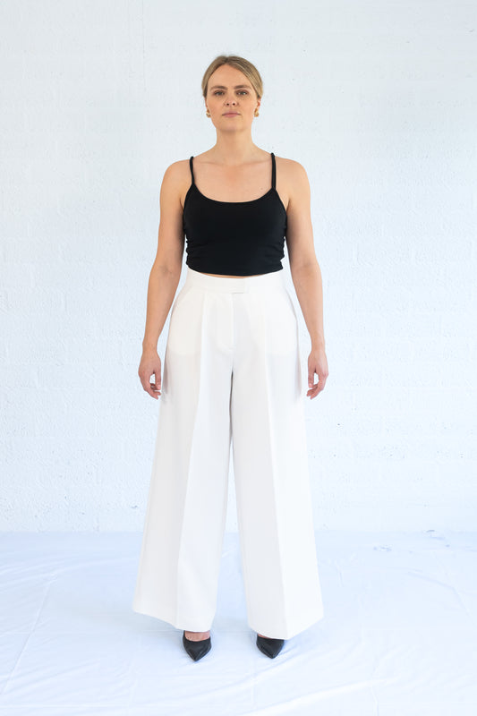 Broek met wijde pijpen