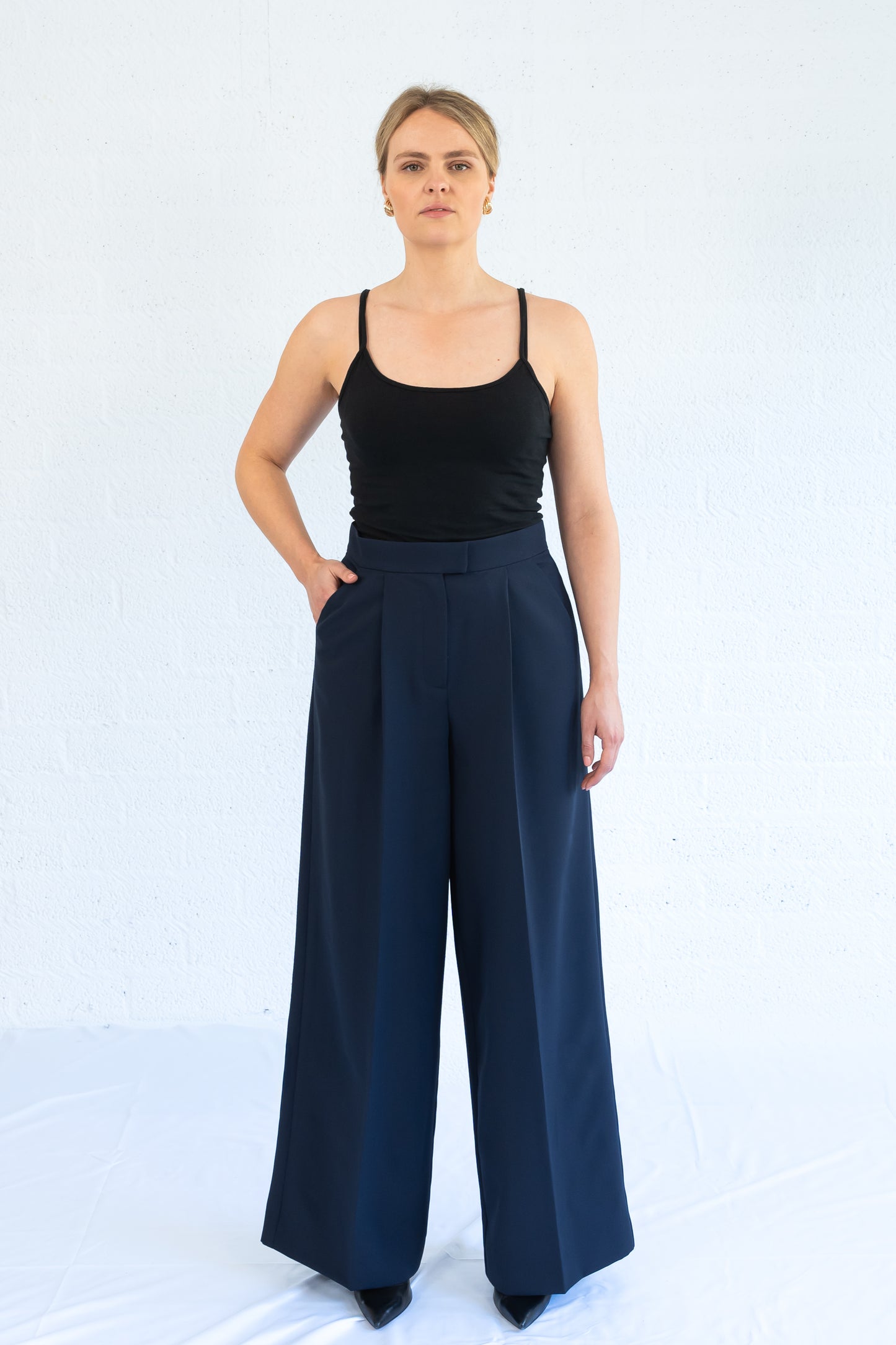Broek met wijde pijpen