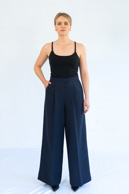 Broek met wijde pijpen